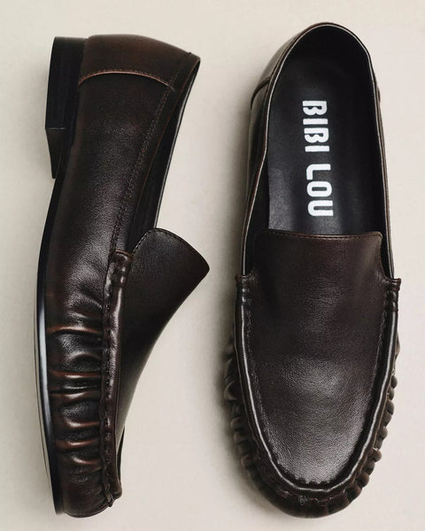 Bibi Lou - Ruched Loafers