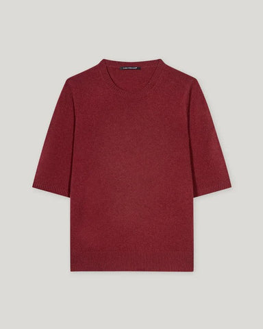 Luisa Cerano - Kurzarm-Pulli aus Kaschmir-Mix