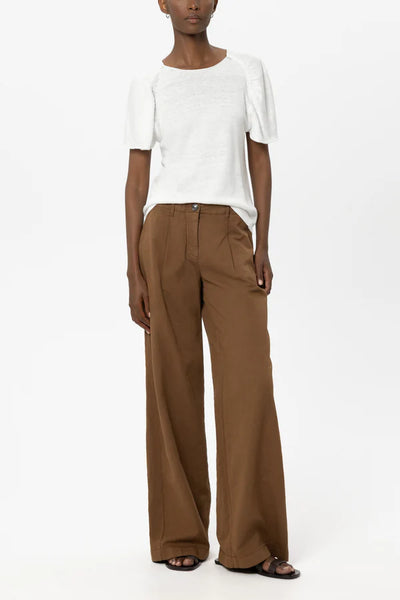 Luisa Cerano - Leinen-Rundhals-Pullover