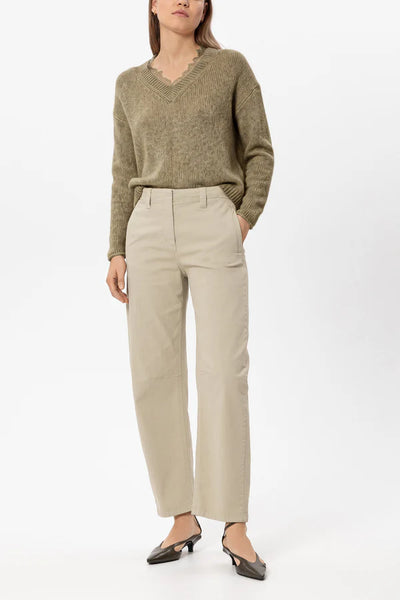 Luisa Ceran - V-Pullover aus Alpaka-Mix