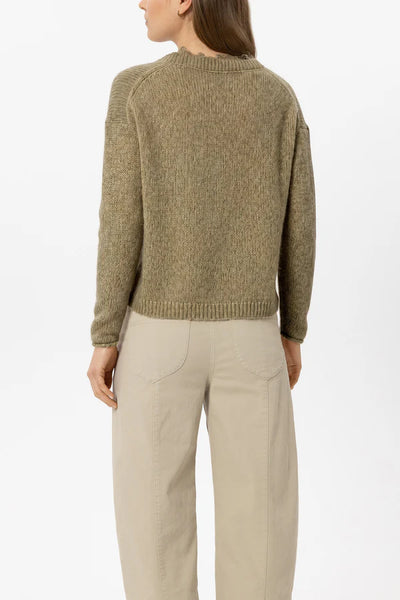 Luisa Ceran - V-Pullover aus Alpaka-Mix