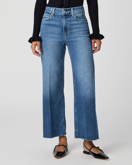 Paige - Anessa Wide Leg Jeans