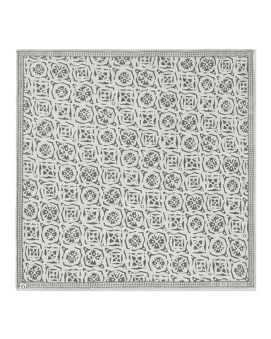 Purschoen - Nickituch Kaleidoskop Eisblau Asphalt