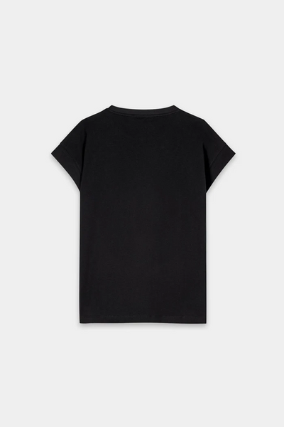 Luisa Cerano - T-Shirt mit Schmucksteinen