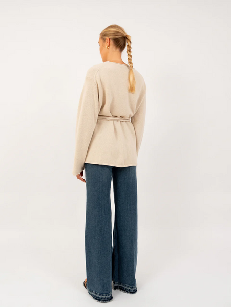 Anna v Berg - VICTORIA CARDIGAN IN BEIGE