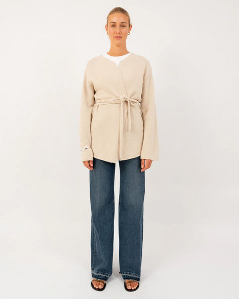 Anna v Berg - VICTORIA CARDIGAN IN BEIGE