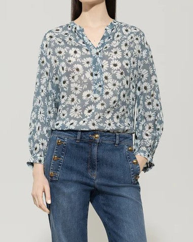 Luisa Cerano - Bluse mit Smart-Flower-Print