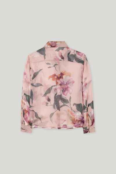 Luisa Cerano - Seidenbluse mit Flower-Print