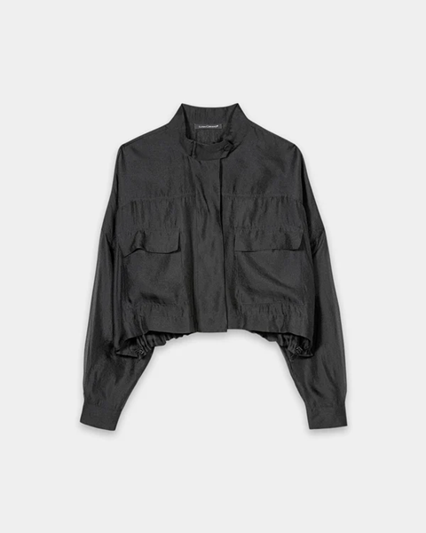 Luisa Cerano - Overshirt-Bluse mit Stehkragen