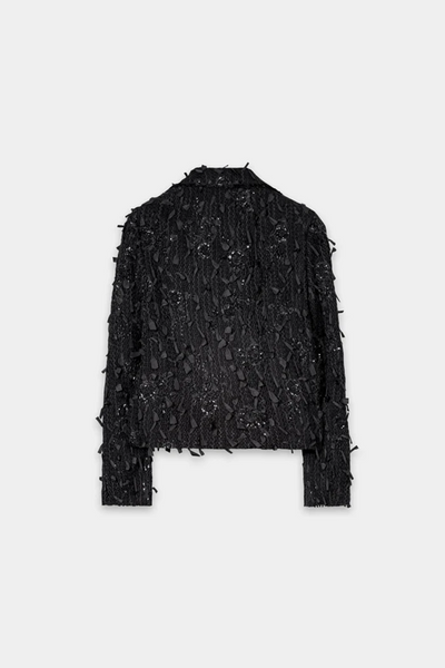 Luisa Cerano - Tweed-Blazer mit Perlen