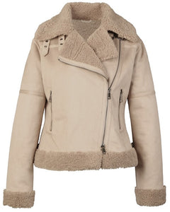 White Label - Jacke in Taupe/Beige