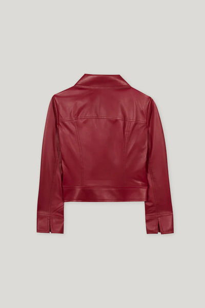 Luisa Cerano - Lammnappa-Bikerjacke