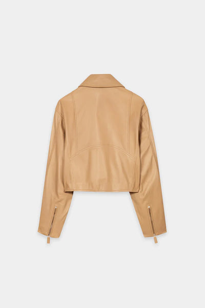Luisa Cerano - Lammnappa-Lederjacke