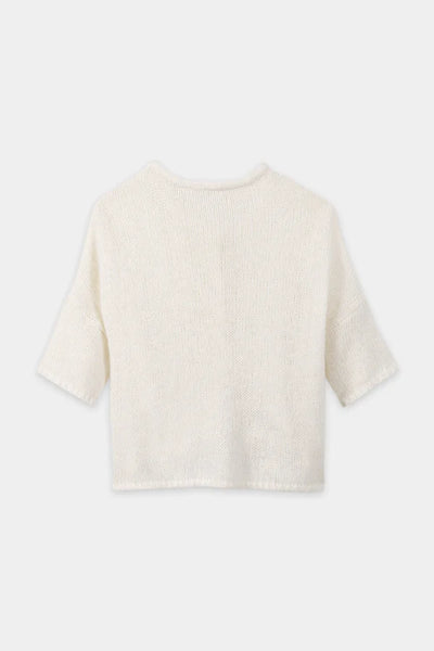 Luisa Cerano - Cardigan aus Alpaka-Mix - mit Stickerei / Straß