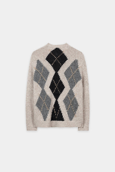 Luisa Cerano - Alpaka-Mix-Cardigan mit Muster