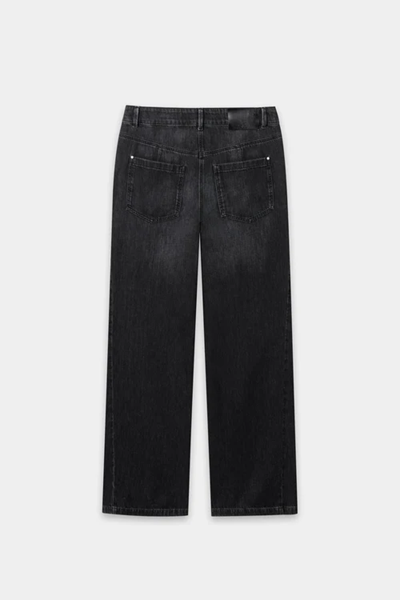 Luisa Cerano - Wideleg-Black-Denim