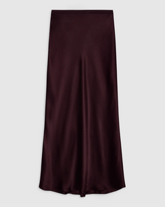 Anine Bing - Bar Silk Skirt - Bordeaux