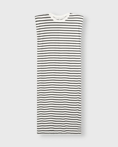 10 Days - padded tee dress stripes
