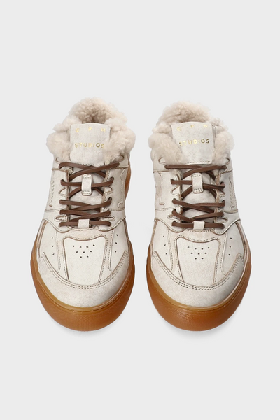 Copenhagen - CPH63 vintage leather teddy cream