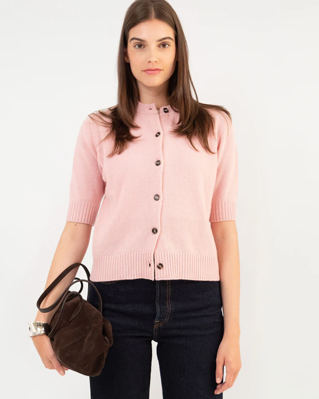 Anna v Berg - LOUISE CARDIGAN IN PINK BLOSSOM