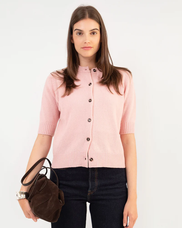 Anna v Berg - LOUISE CARDIGAN IN PINK BLOSSOM