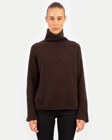 Anna v Berg - PIPPA SWEATER IN ESPRESSO