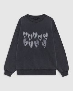 Anine Bing - Spencer Sweatshirt Hearts