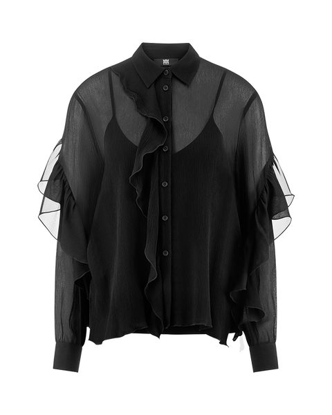 RIANI - Bluse Mit Volants