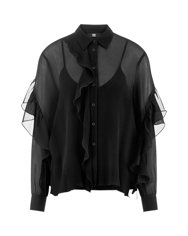 RIANI - Bluse Mit Volants
