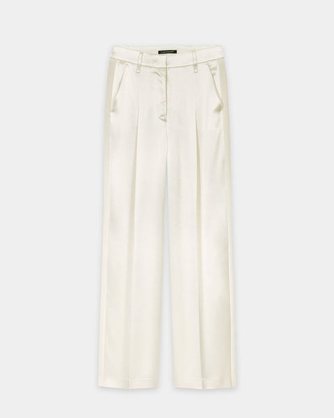 Luisa Cerano - Wideleg-Pants in Satin-Optik