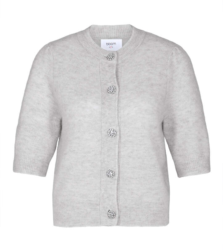 Bloom - Short 1/2 puff sleeve Cardigan