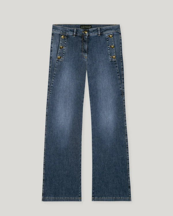 Luisa Cerano - Sailor-Blue-Denim Jeans