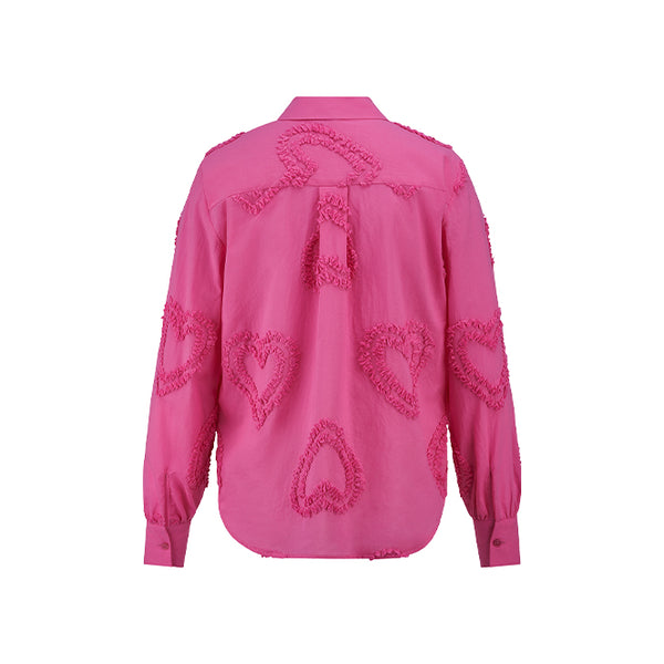 Riani - Bluse mit Herz-Applikationen