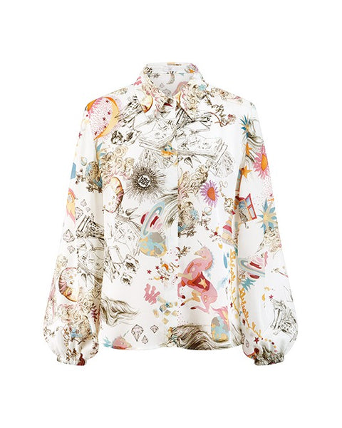 Riani - Bluse mit Dreamscape Print