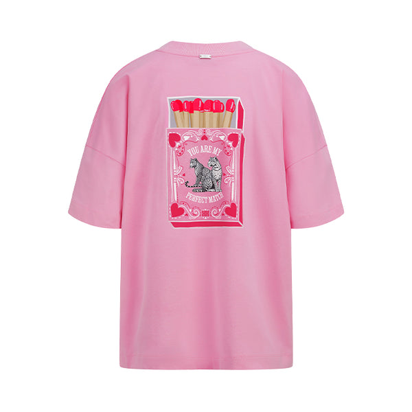 Riani - JERSEY 1/2 Arm Oversized T-Shirt mit Print