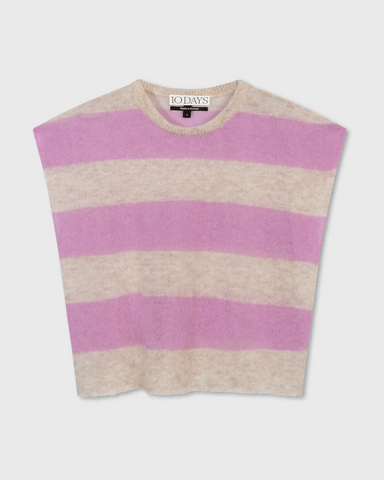 10Days - tee thin knit stripes