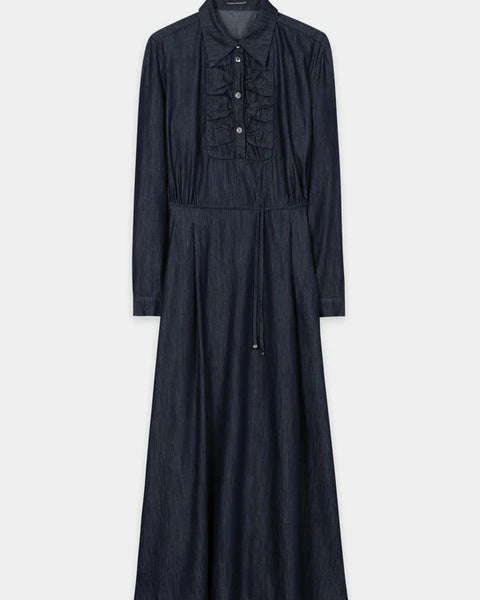 Luisa Cerano - Denim-Maxi-Kleid