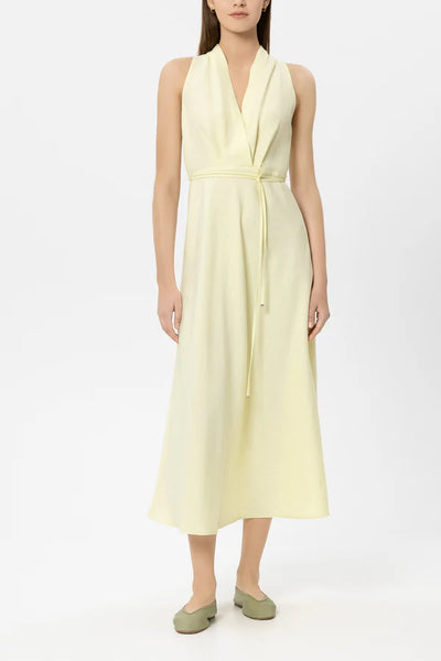 Luisa Cerano - Midikleid aus Leinen-Mix