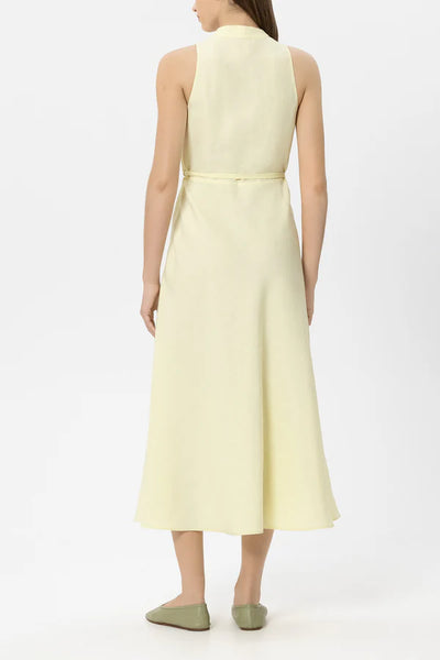 Luisa Cerano - Midikleid aus Leinen-Mix