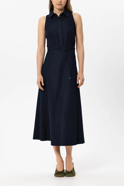 Luisa Cerano - Denim-Hemdblusenkleid