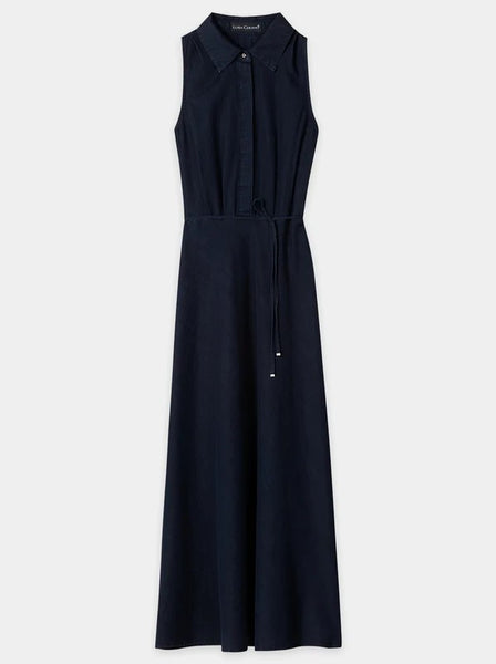 Luisa Cerano - Denim-Hemdblusenkleid