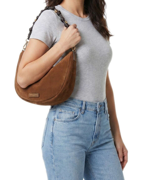 Gianni Chiarini - Cleo - Beuteltasche aufgerautes Rindsleder - cognac