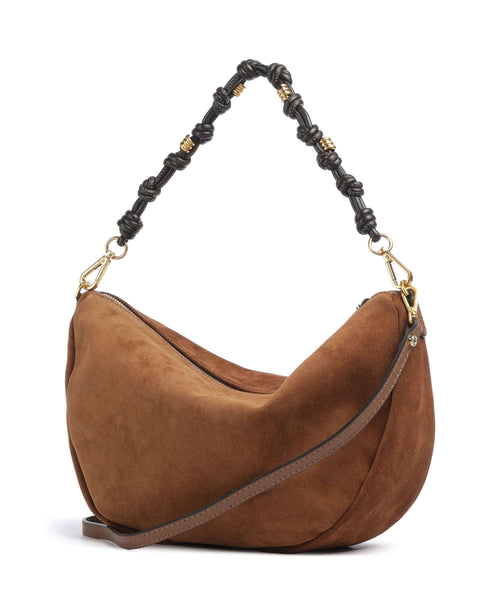 Gianni Chiarini - Cleo - Beuteltasche aufgerautes Rindsleder - cognac