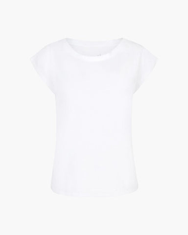 Juvia - KIMBERLY Frottee Boxy - T-Shirt - white