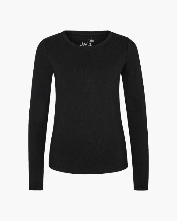 Juvia - IVETTE Jersey Modal - Longsleeve - black