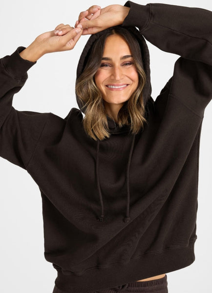 JUVIA - TATJANA Hoodie - bitter chocolate