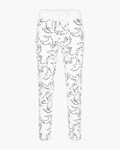 Juvia - SMILLA Slim Fit - Sweatpants - white