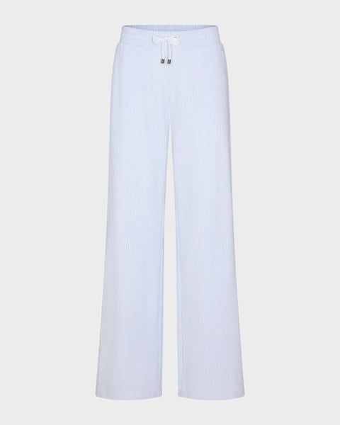 JUVIA - MARISA Wide Leg Fit - Sweatpants - cash.blue
