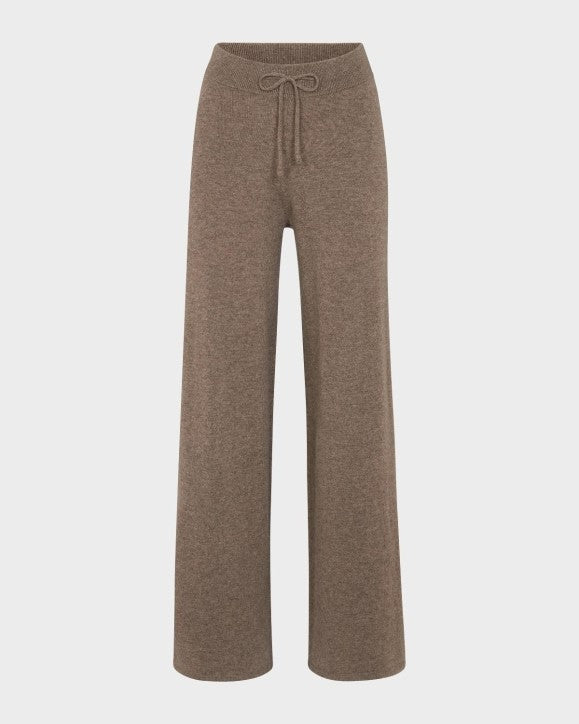 Juvia - LIA Cashmere Blend - Strickhose - taupe mel.