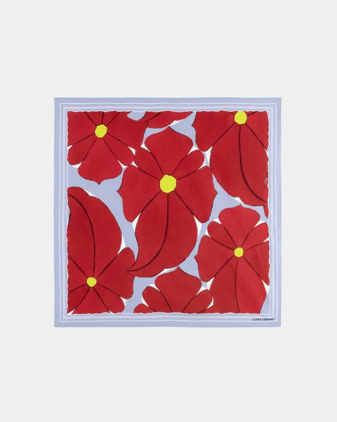 Luisa Cerano - Seidentuch mit Flower-Print